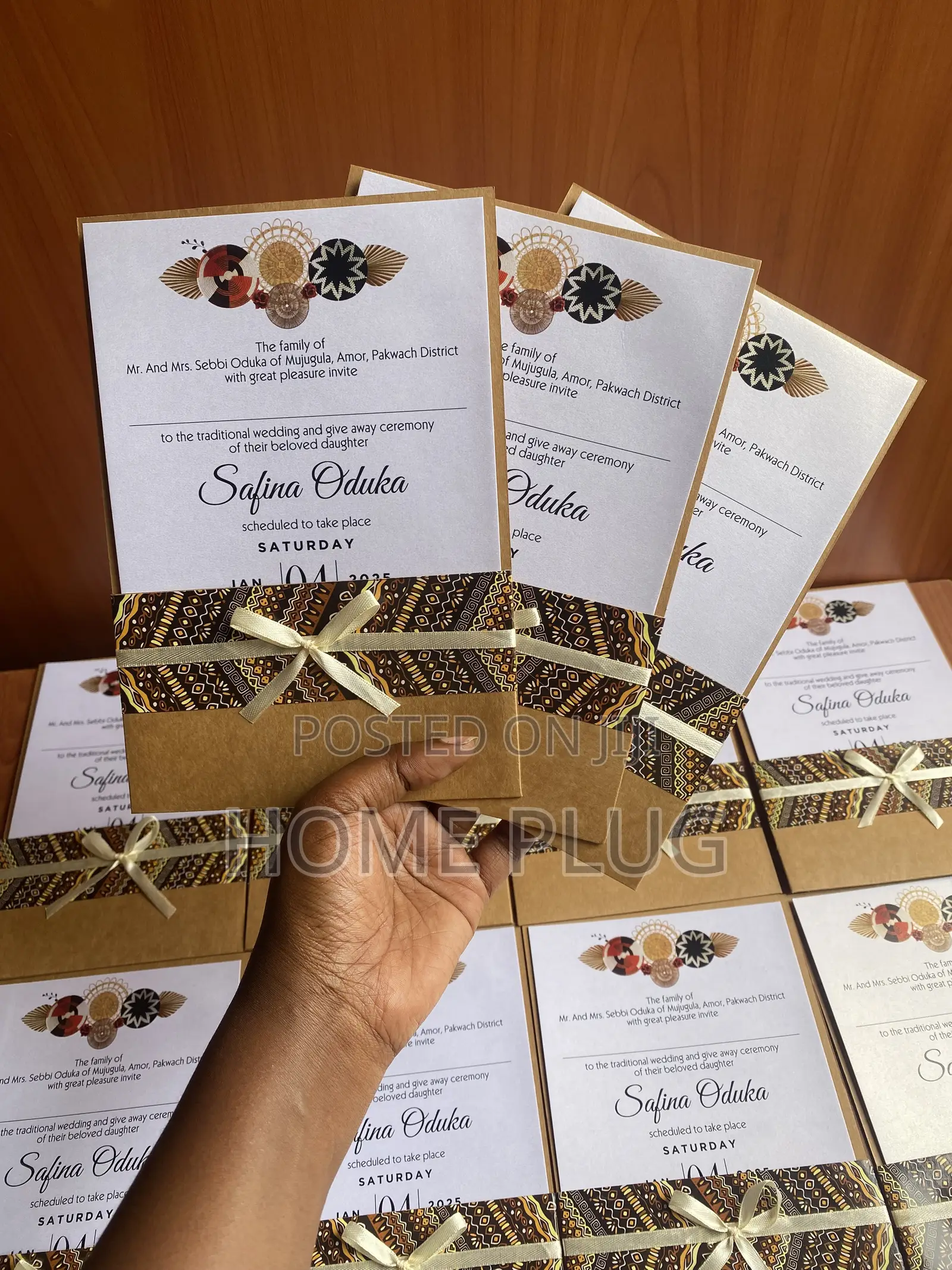 Customized Invitations at Ugx.3500