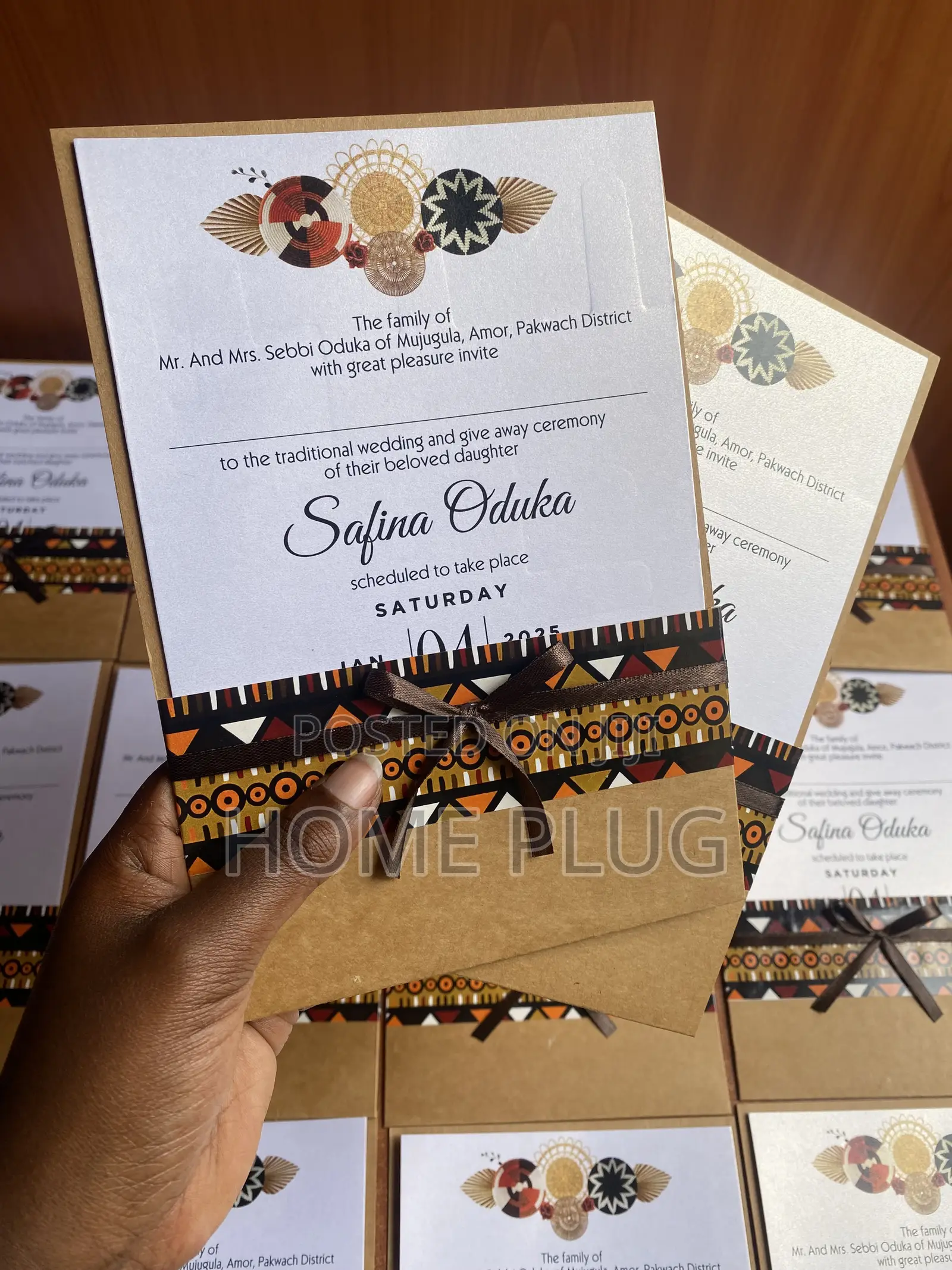 Customized Invitations at Ugx.3500