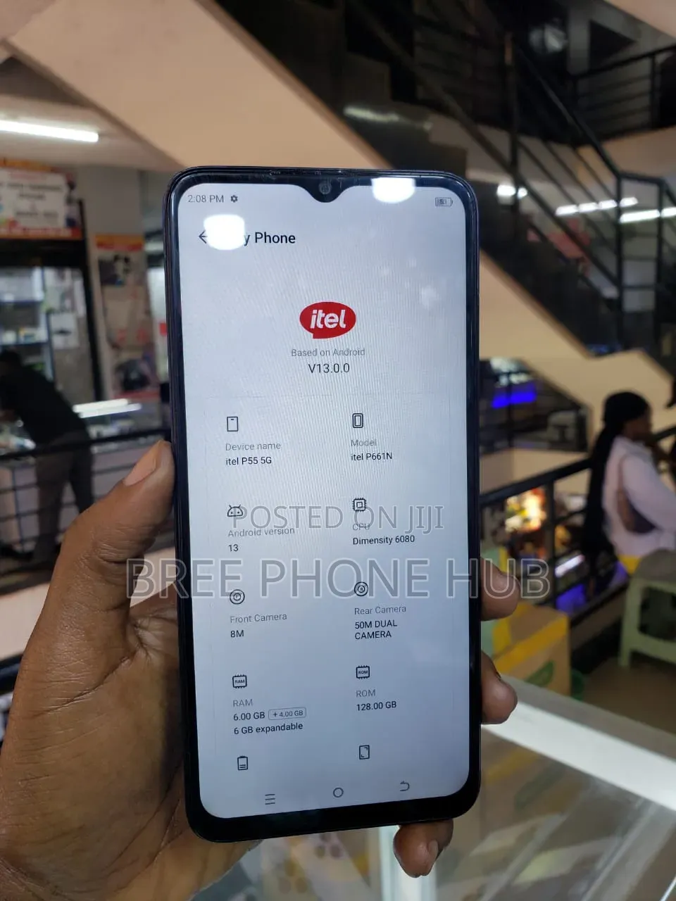 Itel P55 5G 128 GB Blue