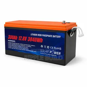 12V 300Ah LiFePO4 Lithium Battery 3.84kWh Solar Backup