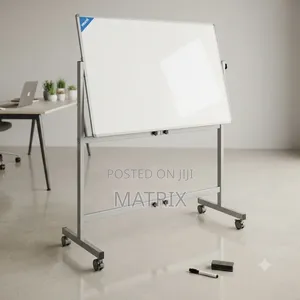 White Board With a Stand and 90*120cm Double Sided