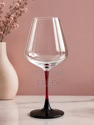 Valentine" Crystal Goblet Wine Glass