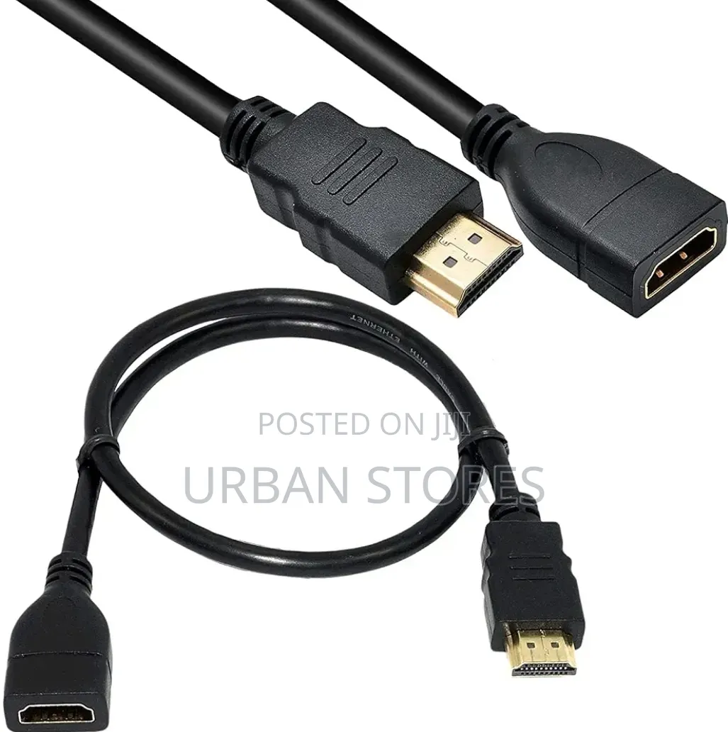 HDMI Male to Female Extension Cable – High-Speed HDMI Extender