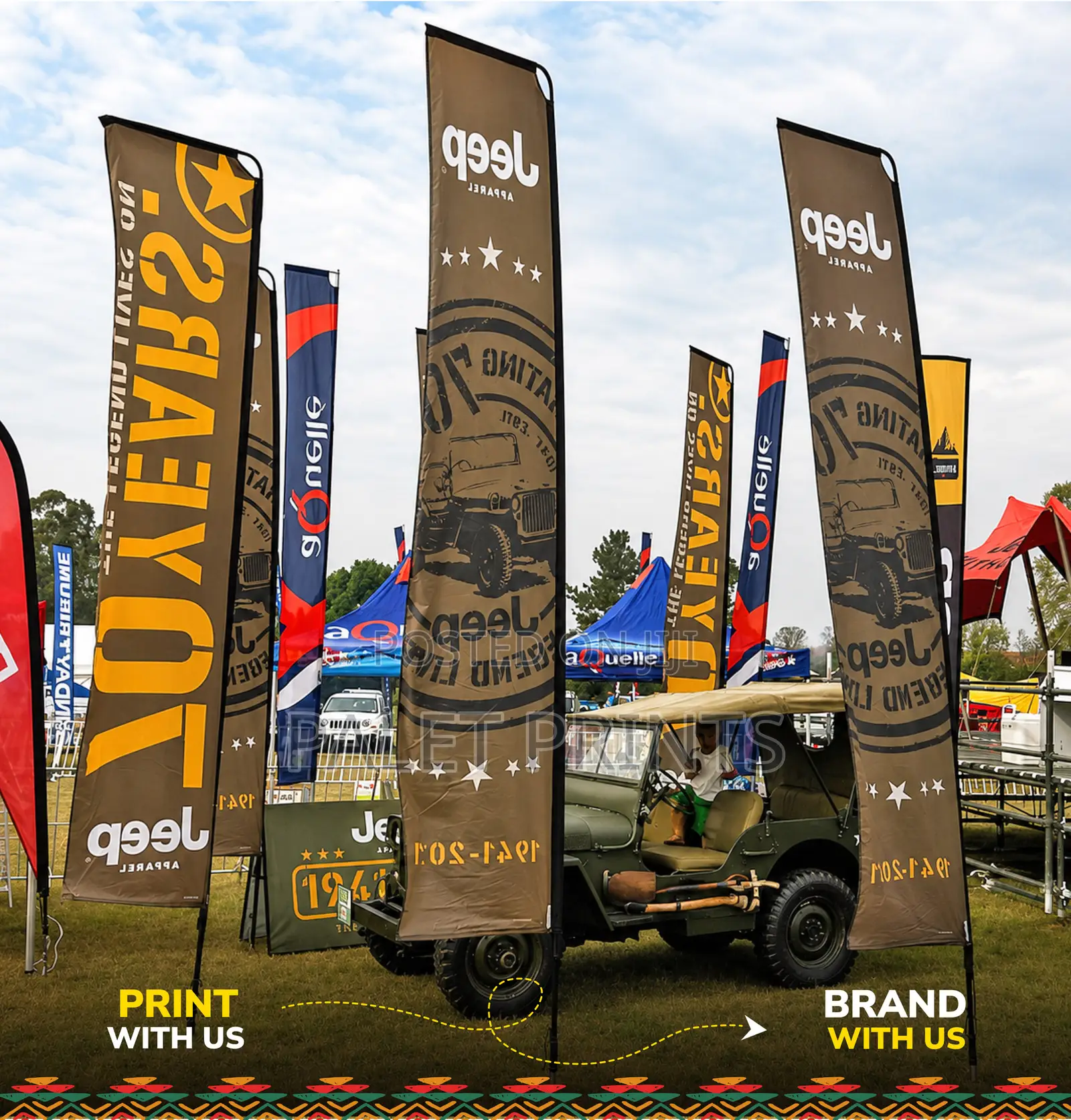L Telescopic Promotional Banners