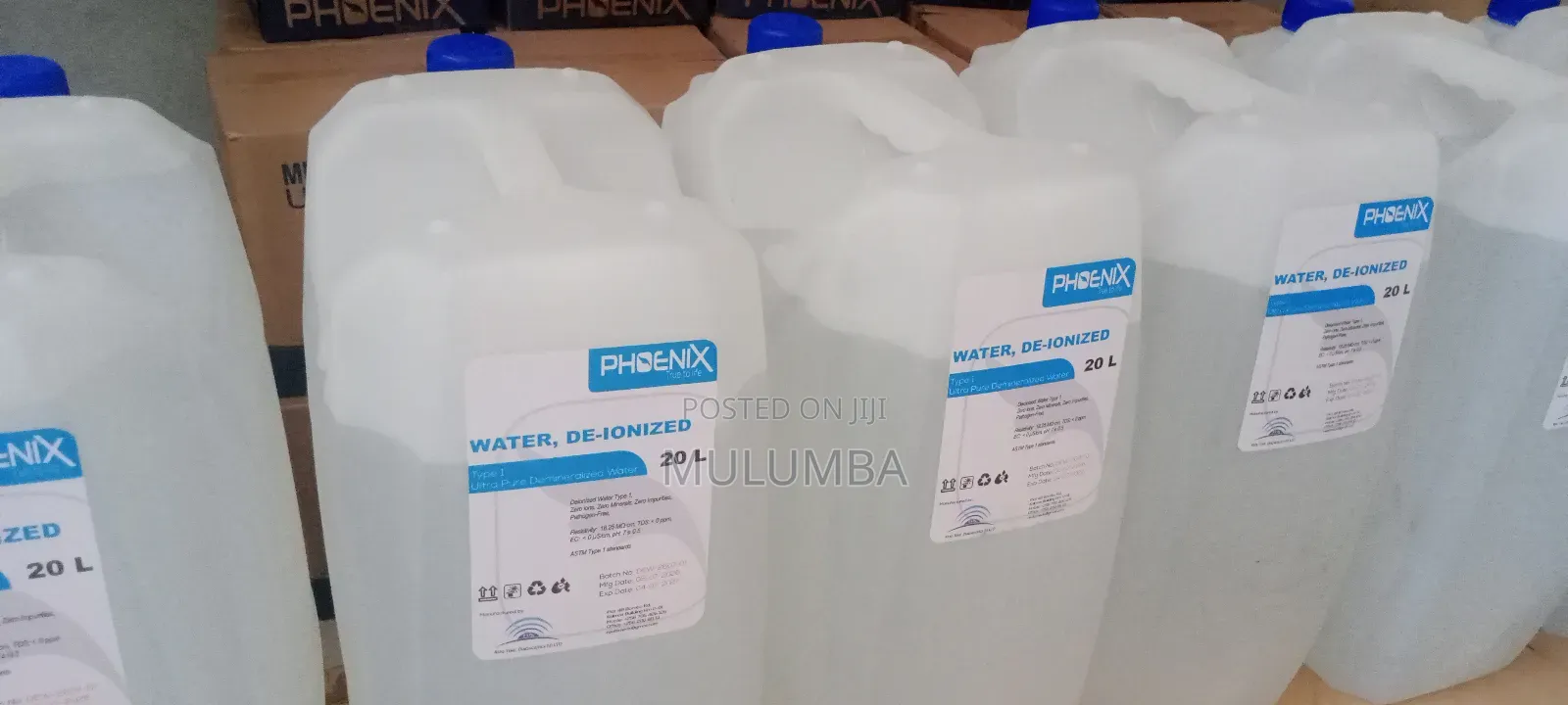 Deionized and Distilled Water