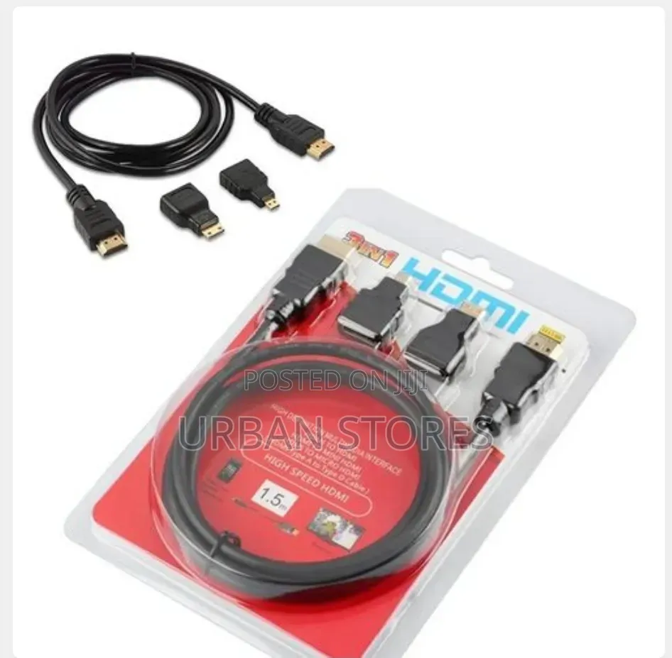 3 in 1 HDMI CABLE ADAPTERS