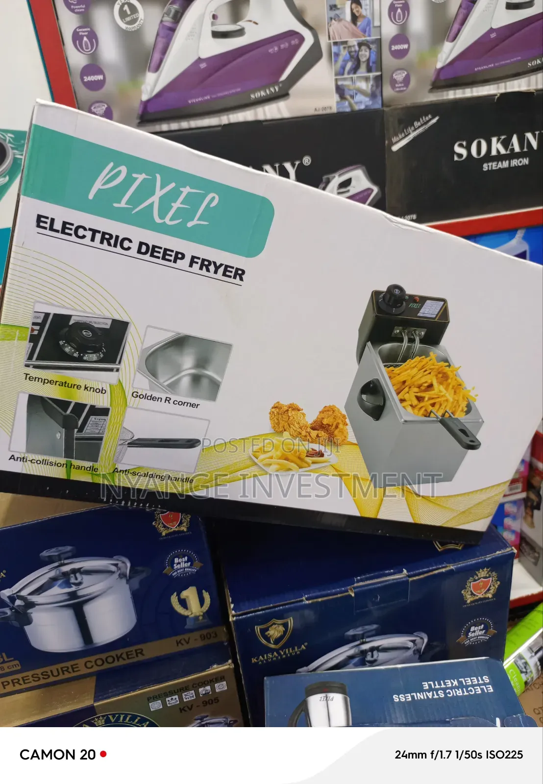 3L Pixel Electric Deep Fryer. Pixel Deep Fryer