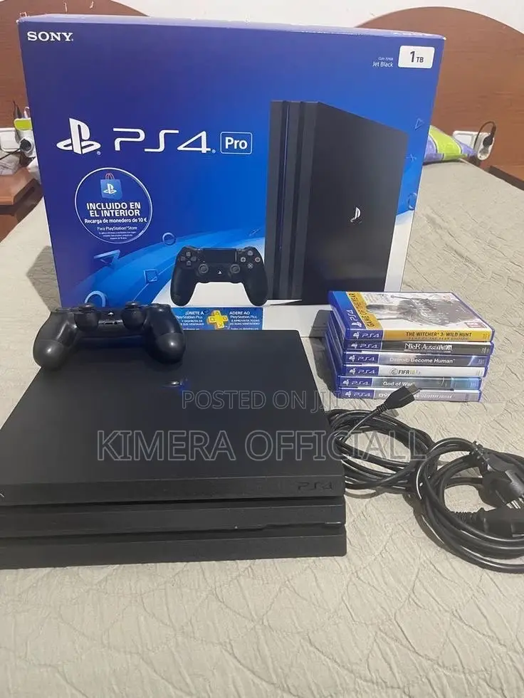 PS4 Pro With 12 Games, 2pads. Better Than a Wedding Party.