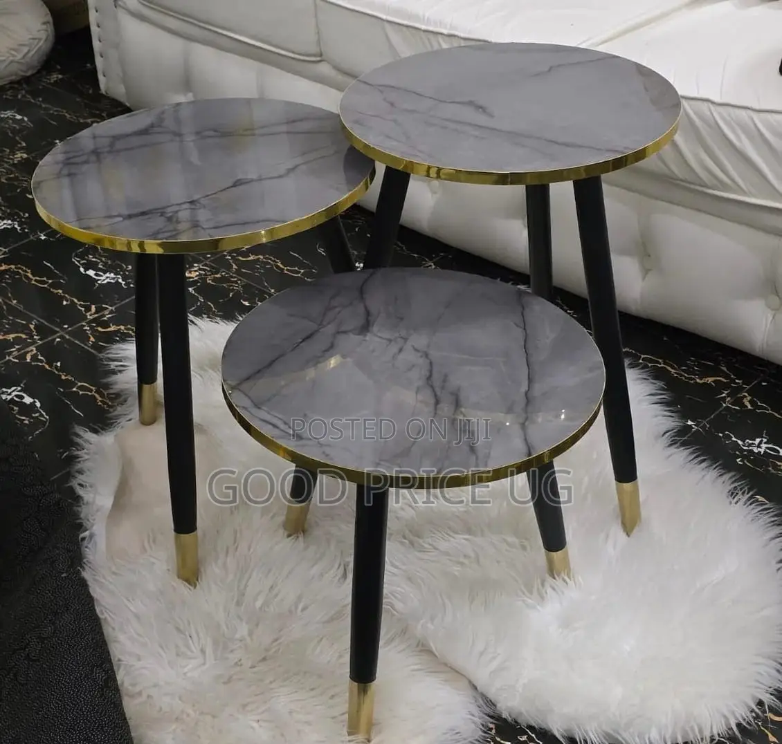 3-in-1 Nordic-Style Nesting Luxury Side Table