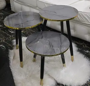 3-in-1 Nordic-Style Nesting Luxury Side Table