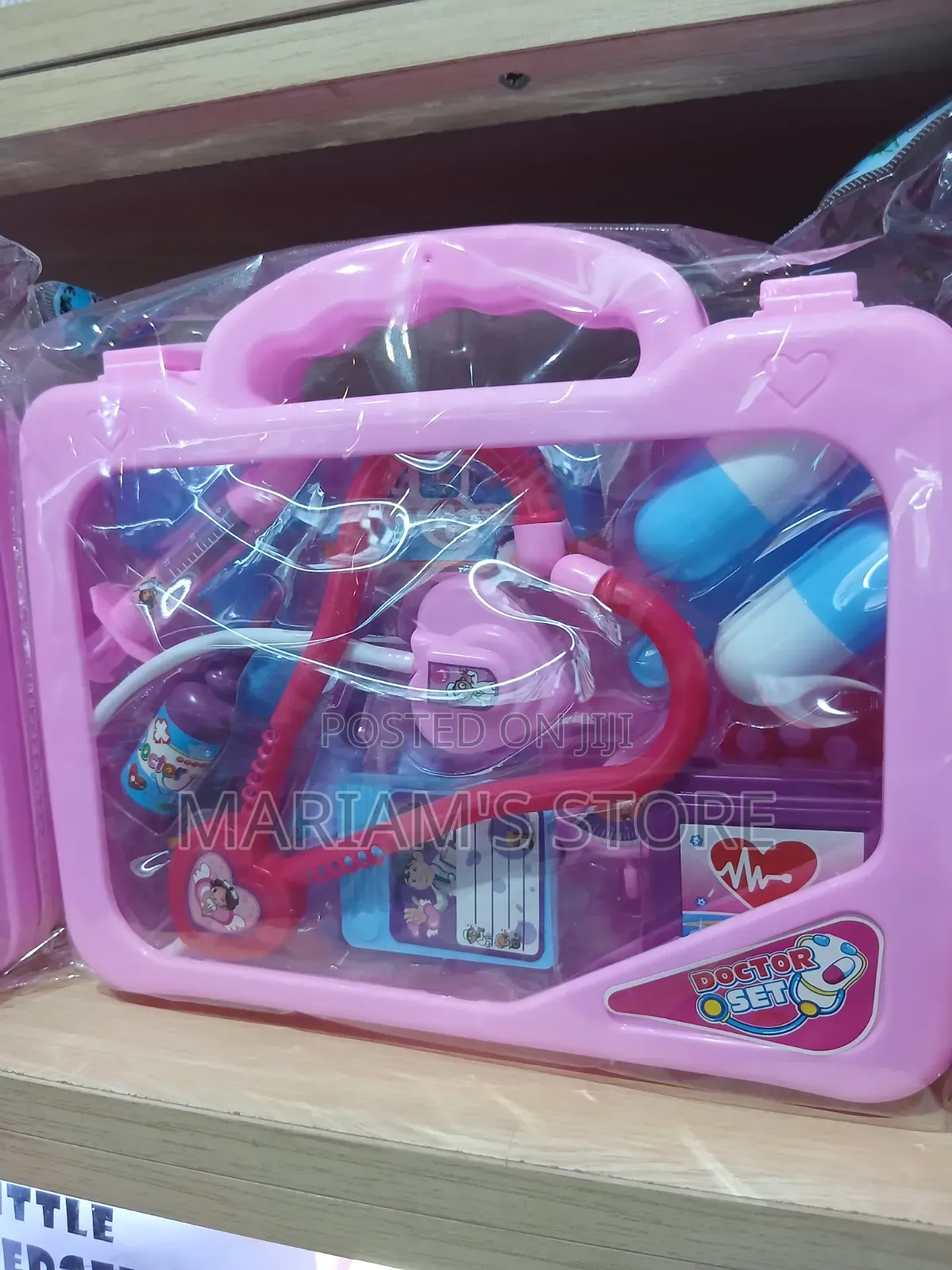 Generic Pink Plastic Toy Doctor Set,
