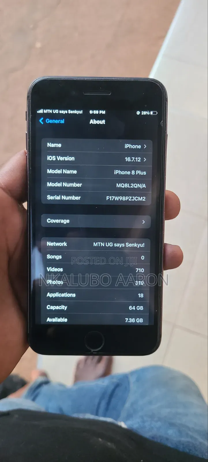 Apple iPhone 8 Plus 64 GB Black