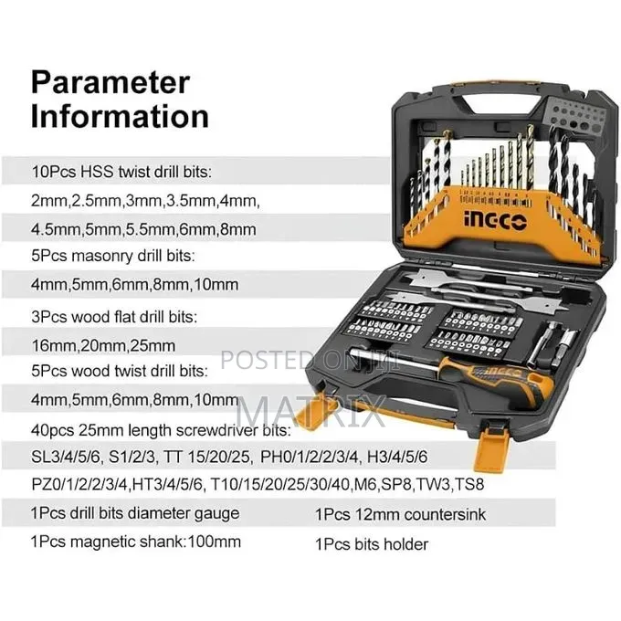 INGCO 67 PCS Tool Set