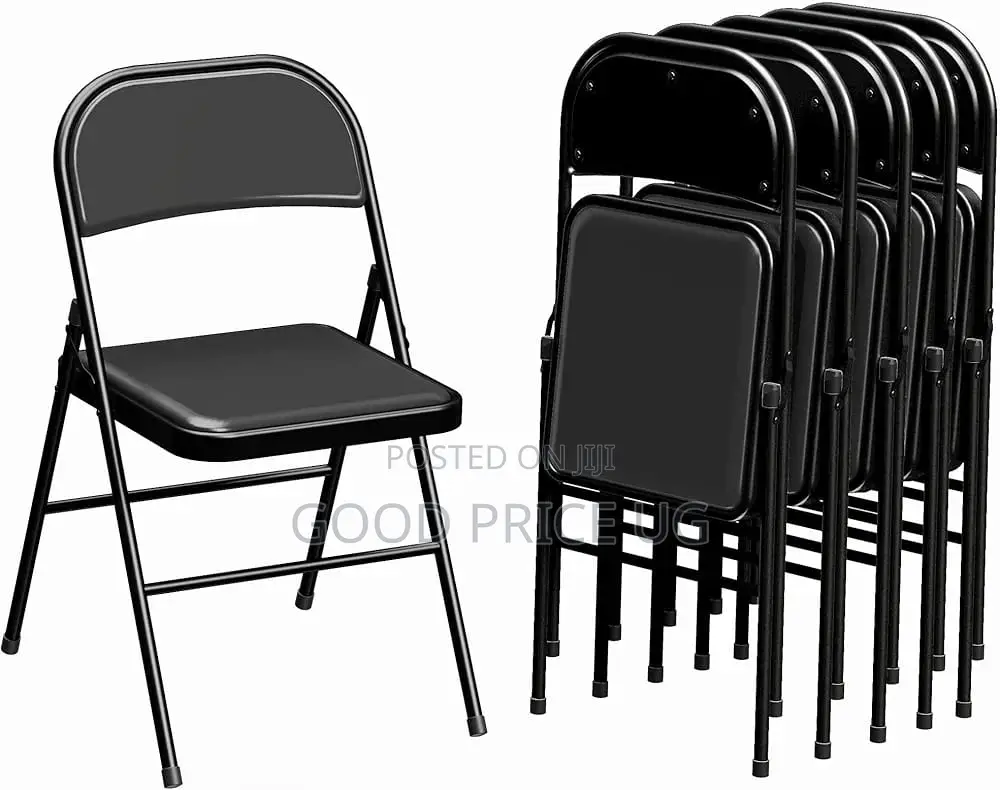 Black Metal Folding Chairs