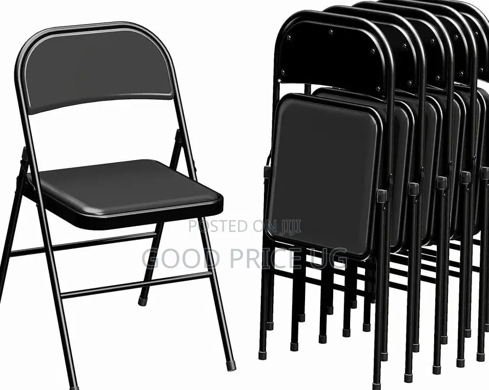 Black Metal Folding Chairs