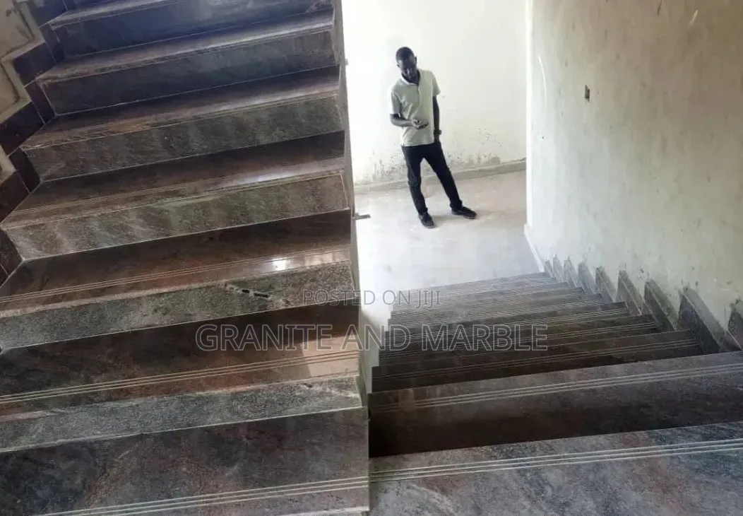 Commercial Grade Granite Stairs