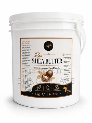 Shea-Butter (Grade A) Nilotic Raw 100% 4kg Bulk