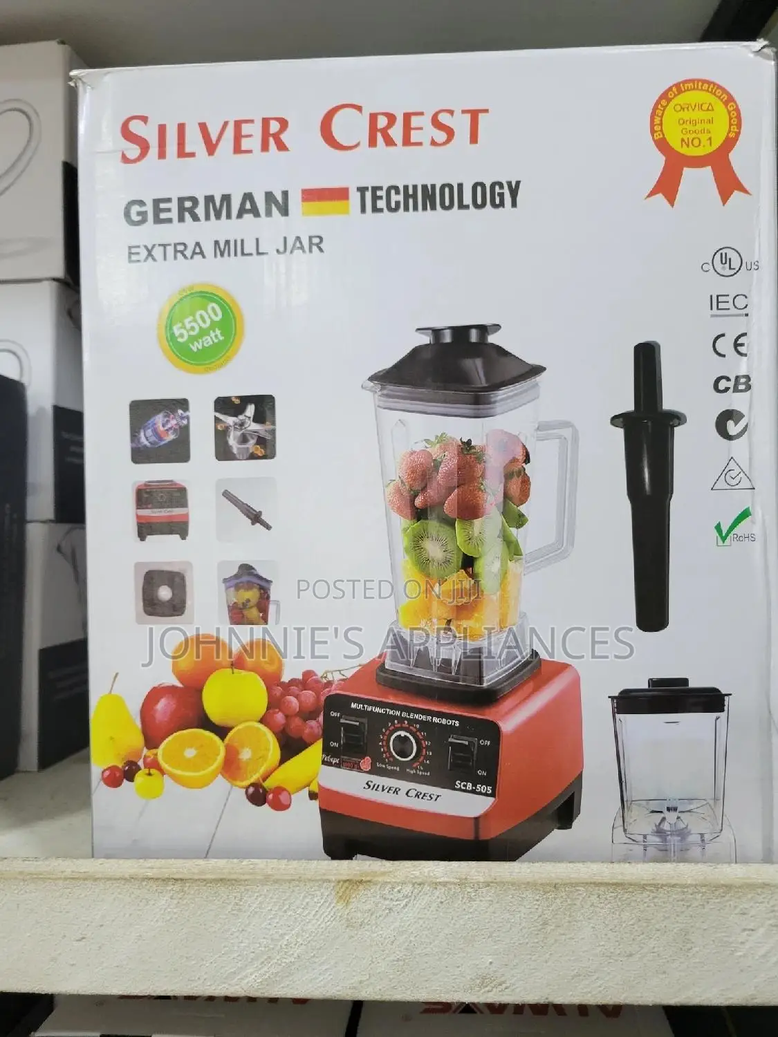 2in1 Silver Crest Commercial Blender / Grain Mills