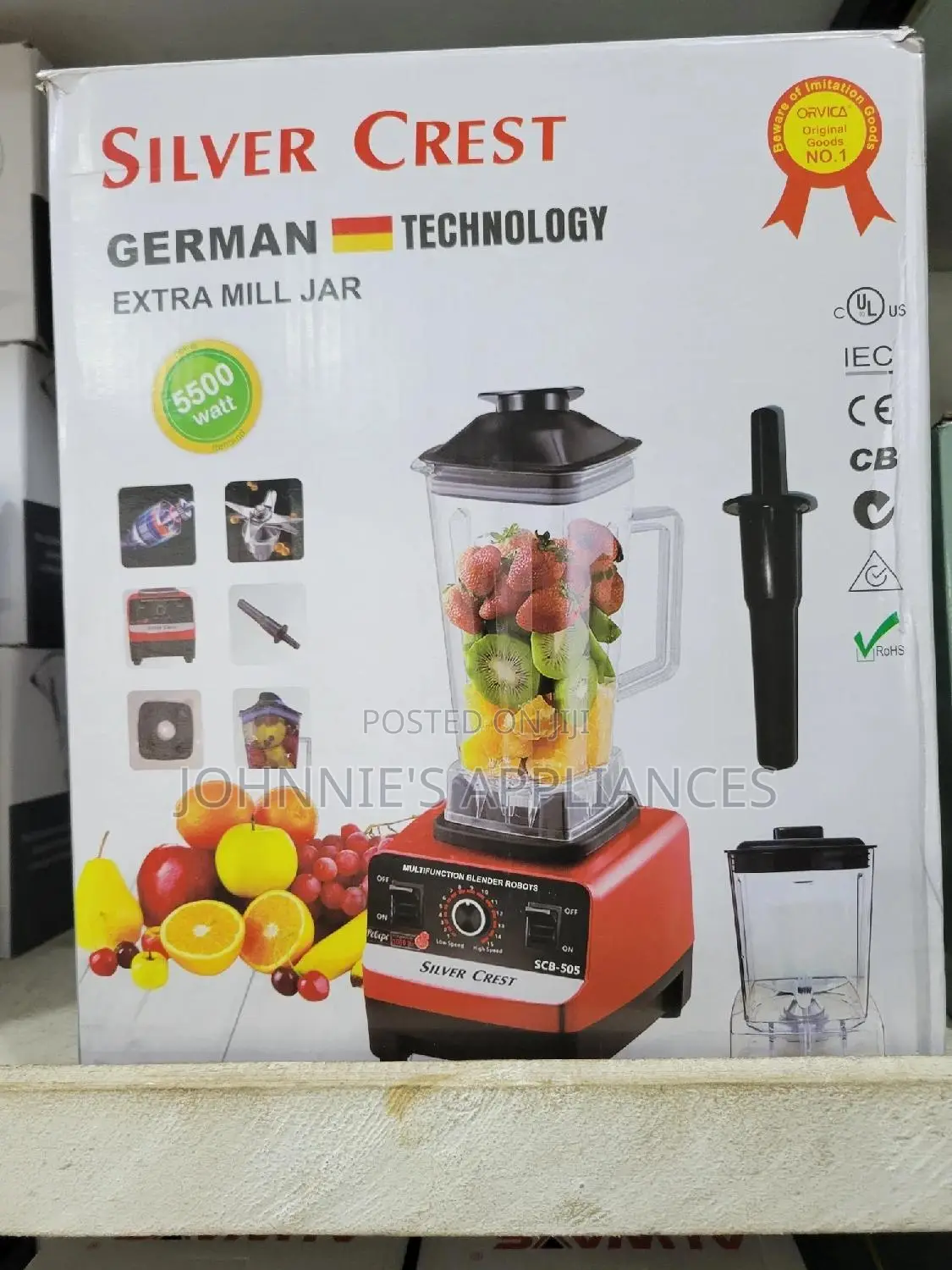 2in1 Silver Crest Commercial Blender / Grain Mills