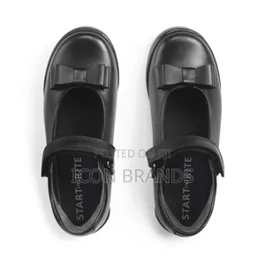 Start-Rite Flourish Black Leather Mary Jane School Shoes