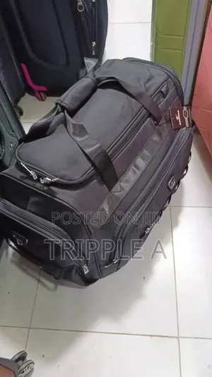 Generic Large Black Travel Duffle Bag