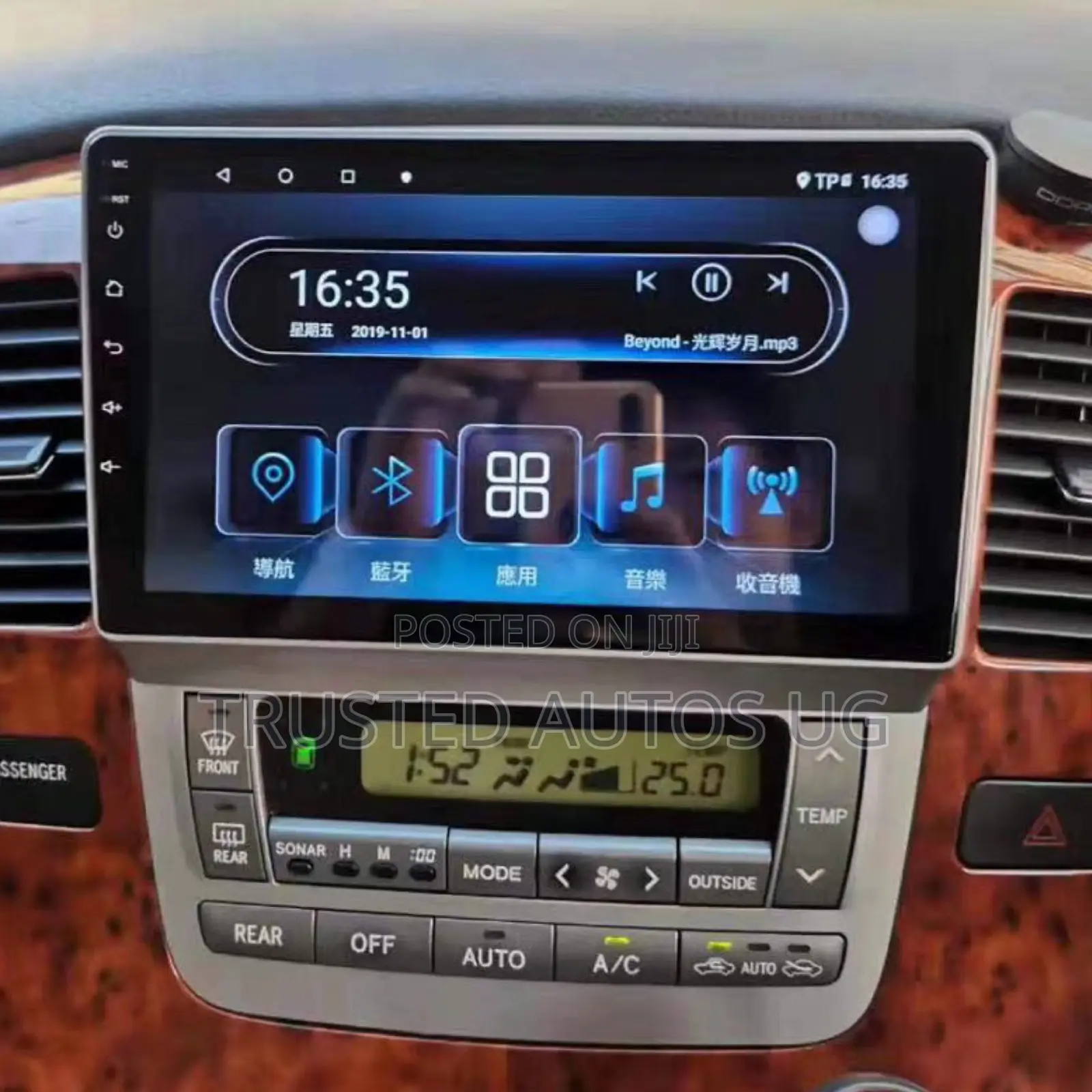 Alphard Original Android Screen Pop9