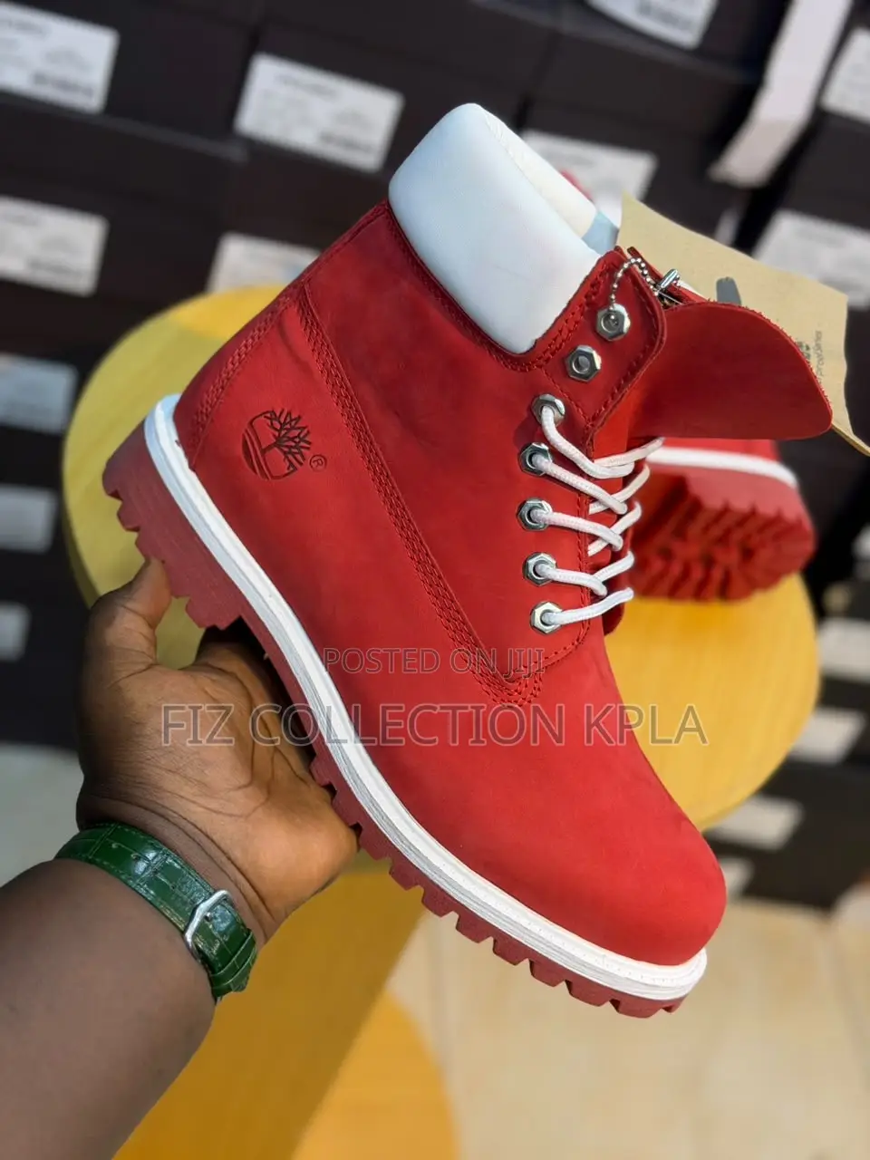 Timberland Premium 6-Inch Red Boots