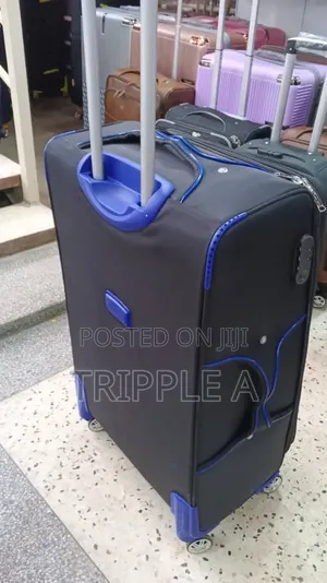 Prince Blue Black Big Size Suitcase