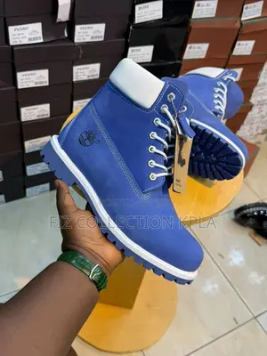 Timberland Premium 6-Inch Blue Boots