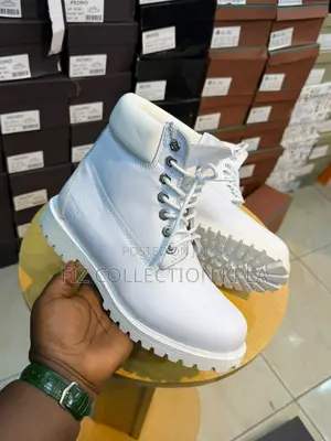 Timberland Premium 6-Inch White Boot