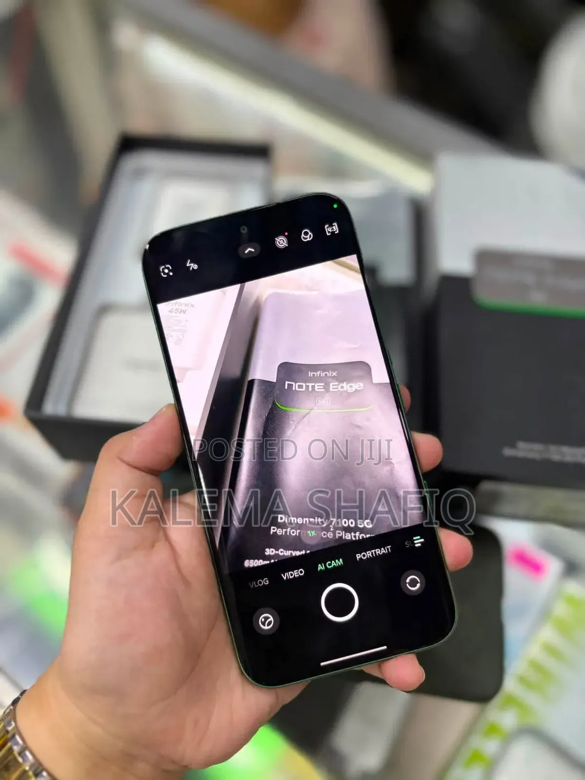 New Infinix Note Edge 256 GB Green