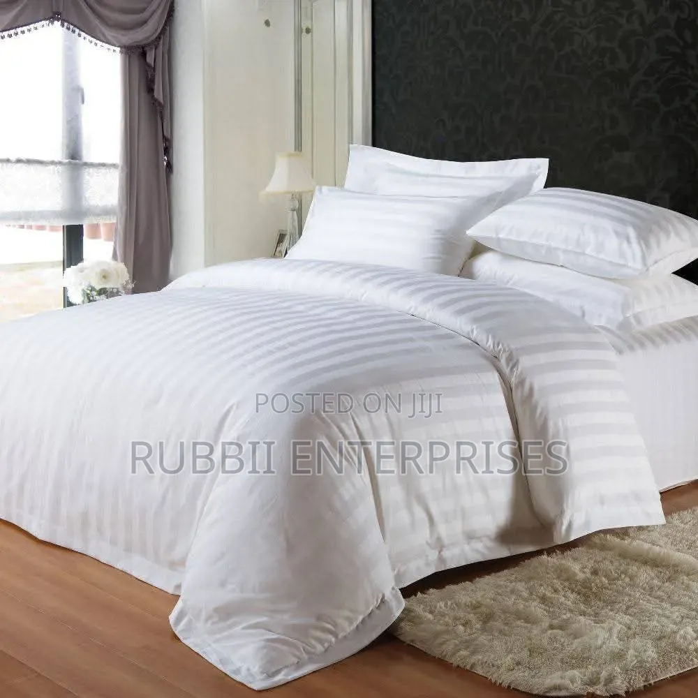 Plain Bedcovers 4pcs ~ White