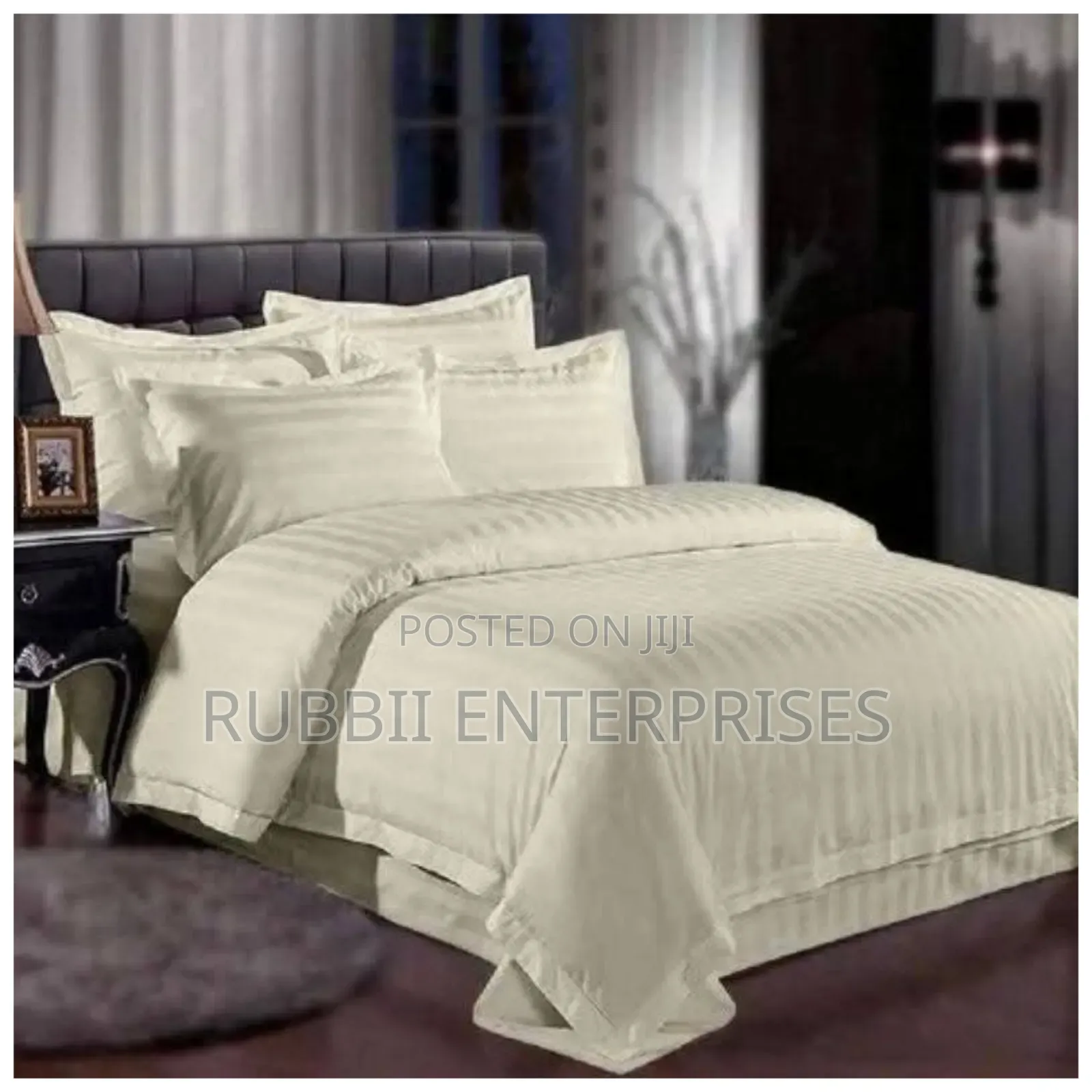 Plain Bedcovers 4pcs ~ Cream