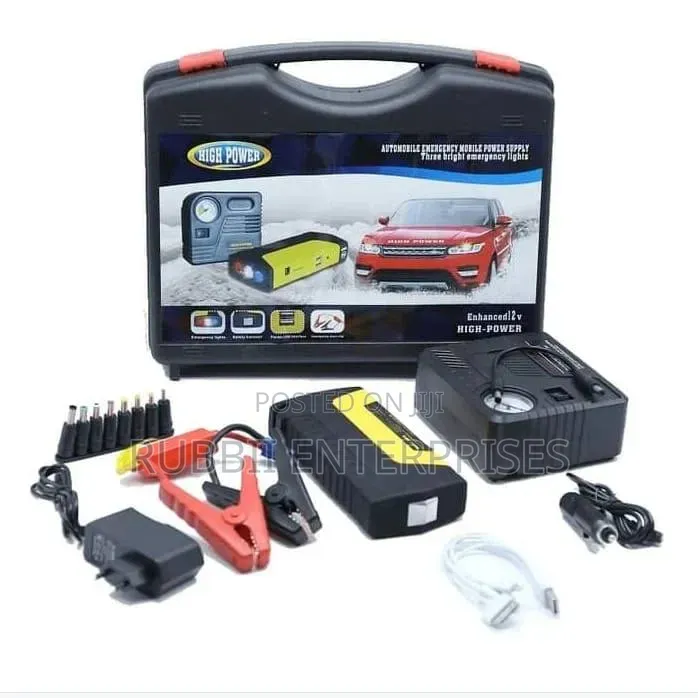 High-Power Multi-Function Jump Starter Kit and Inflator