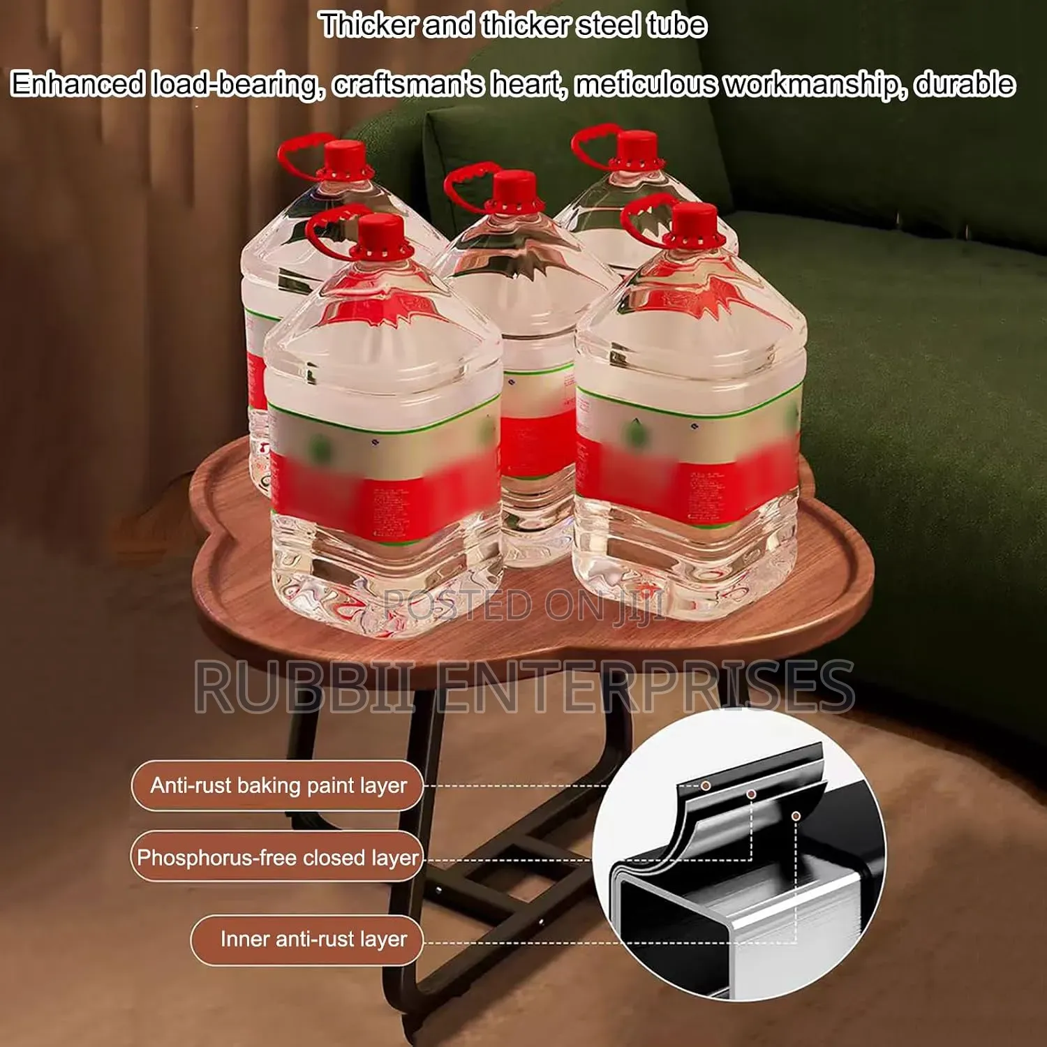 Clover-Shaped Nesting Coffee Table Set ~ 2pc