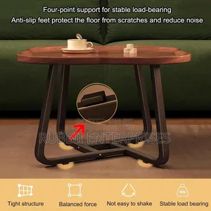 Clover-Shaped Nesting Coffee Table Set ~ 2pc