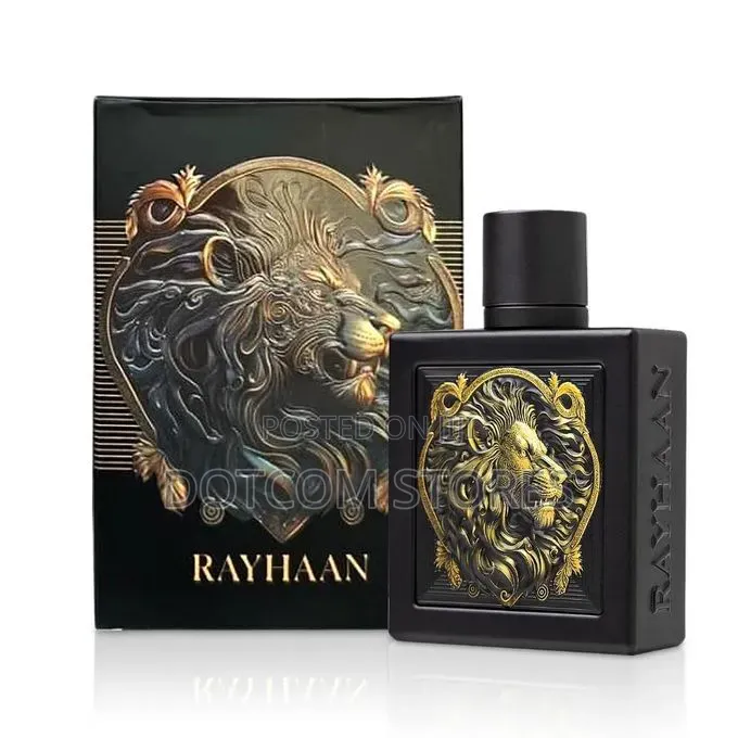 100ml Bottle of Rayhaan Lion Eau De Parfum for Men.