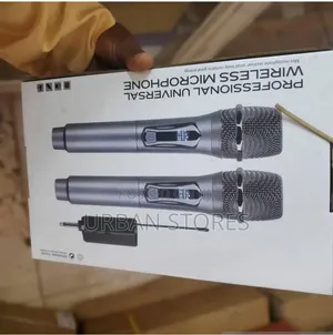 Double Free Power Wireless Rechargeable Microphone With a Receiver