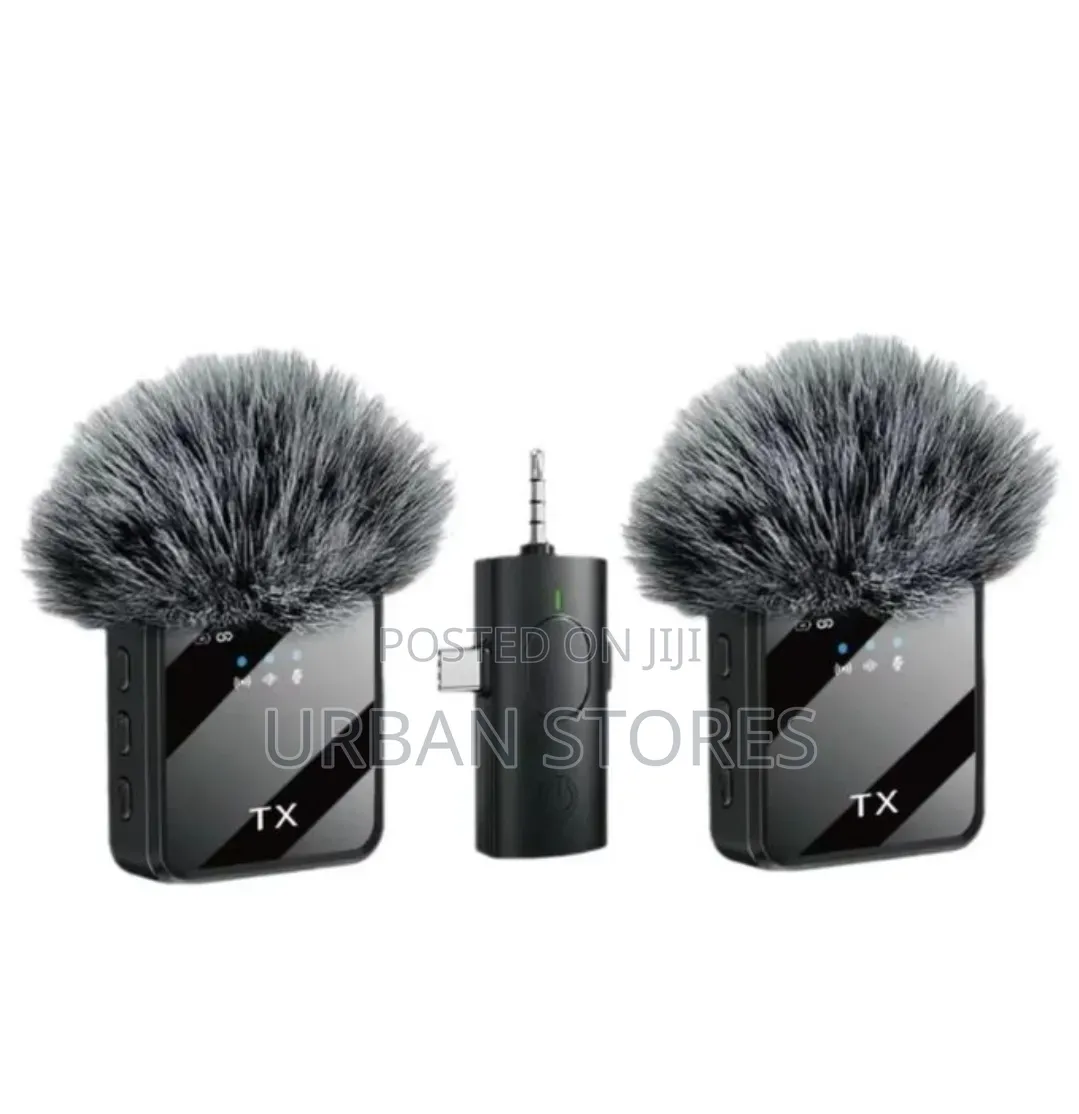 F11-2 Double Wireless Microphone for iPhone,type C,pin