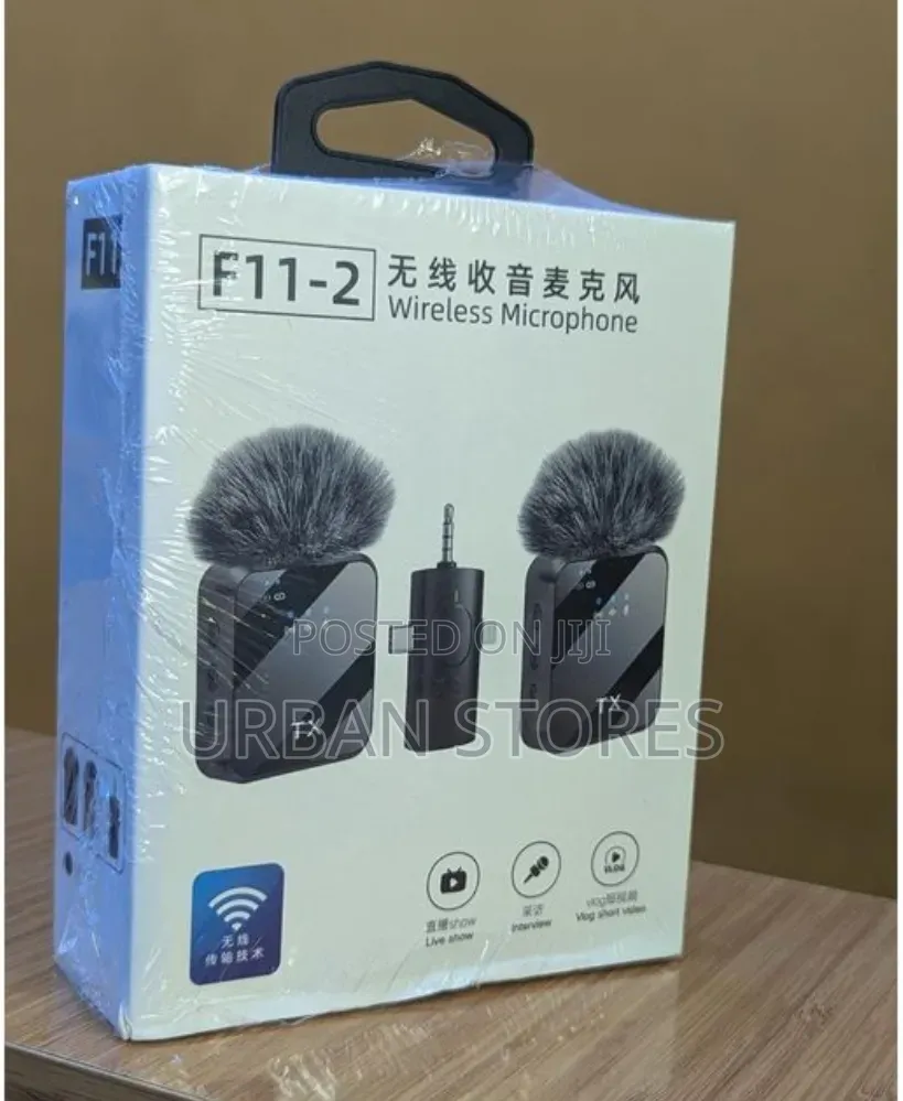 F11-2 Double Wireless Microphone for iPhone,type C,pin