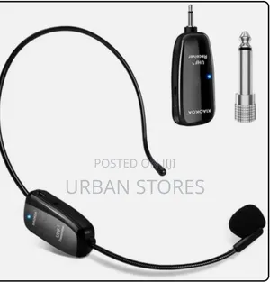 Uhf Wireless Headset Microphone: Cordless Head Microphone