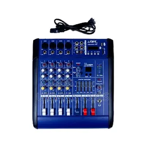 Amplified Mixer 4 Channel With Mp3 Player Black