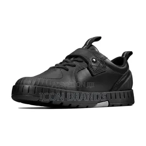 Clarks Apollo Step Kid Black Leather