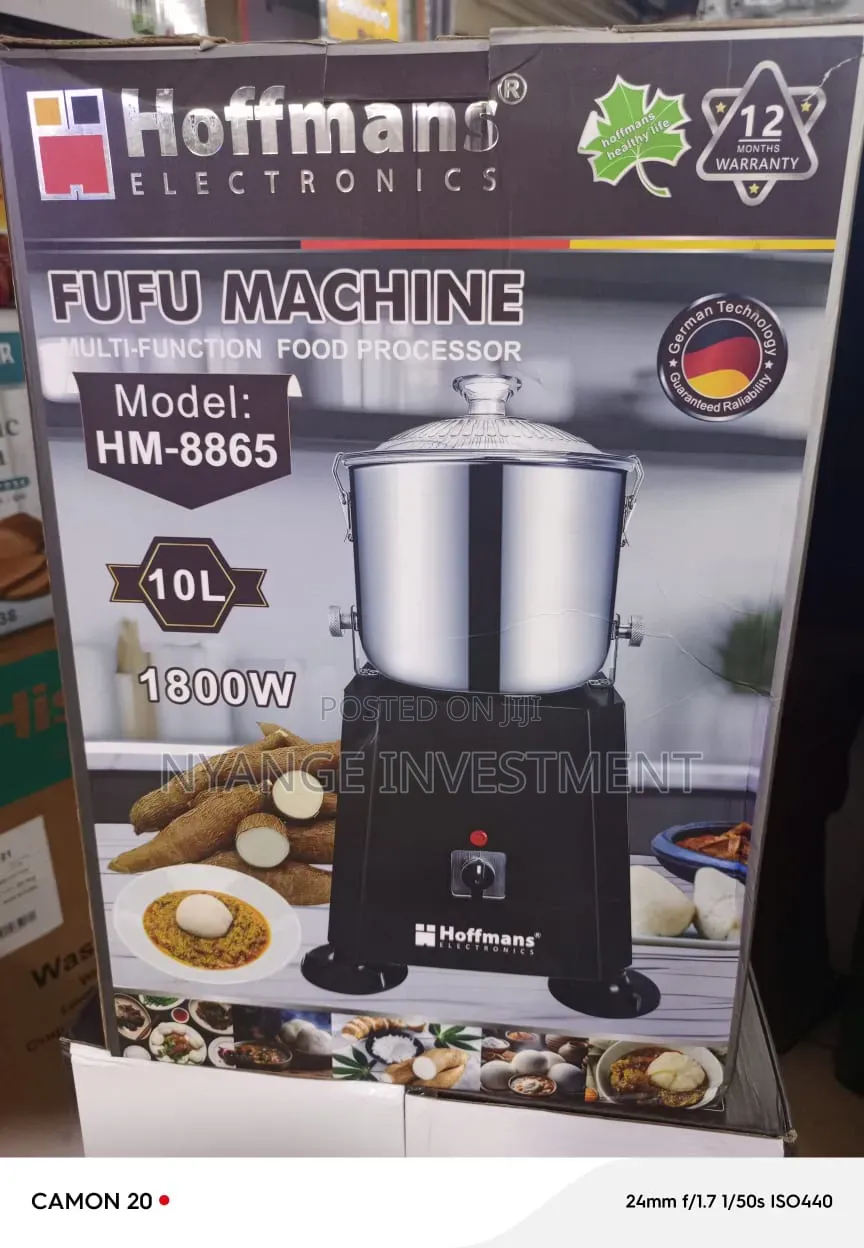Hoffmans Multi-Function Food Processor. Future/ Posho/ Dough Maker
