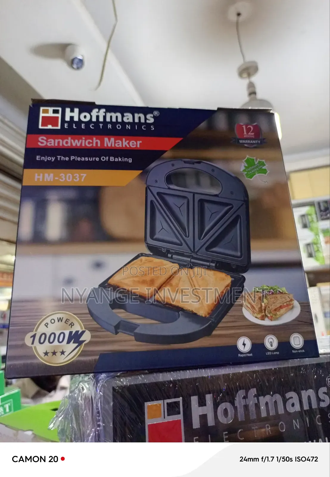 HoffmansHM-3037 Sandwich Maker. Sandwich Maker