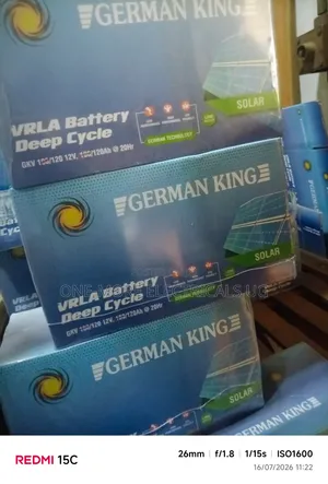 Germany King Batteries Maintenance Free 100ah/12volts