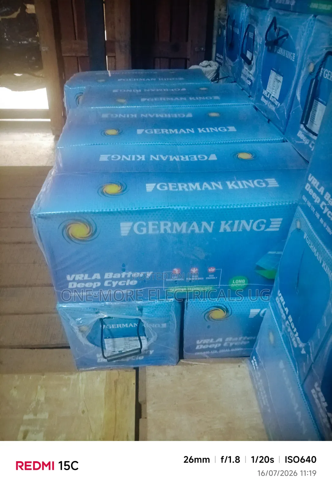 Germany King Batteries Maintenance Free 100ah/12volts