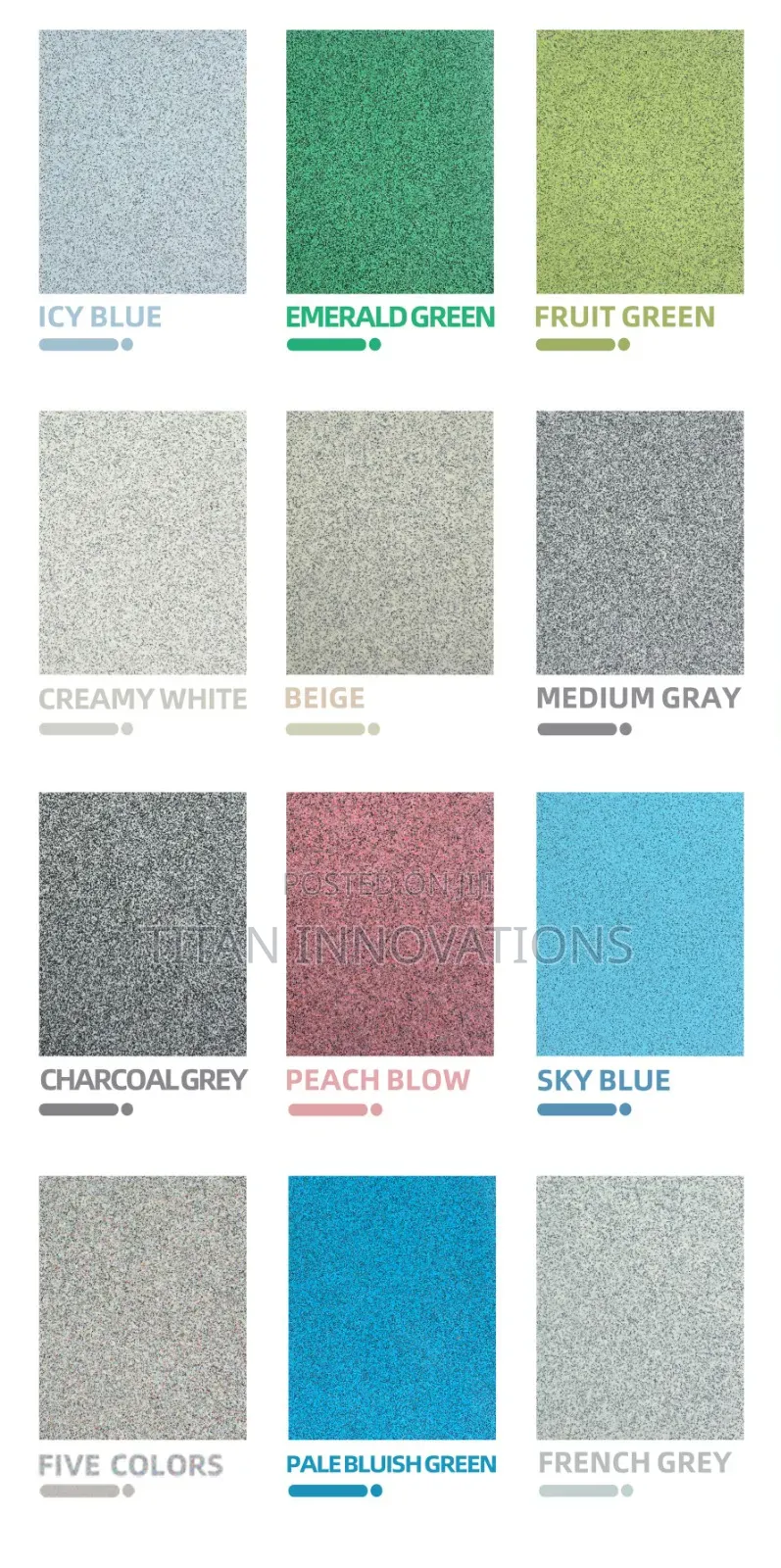 Topaz Epoxy Self Leveling Color Sand