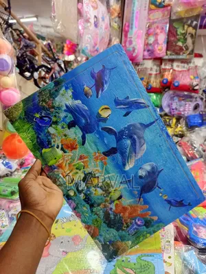 1000-Piece Jigsaw Puzzle Featuring a Vibrant "Ocean World"