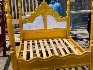 Yellow Flame White Bed Room